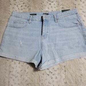 Wild FABLE Light Blue Denim High Rise Shorts